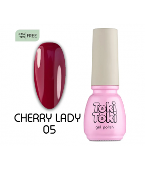 Гель-лак Toki Toki Cherry Lady №05 5 мл TPO free